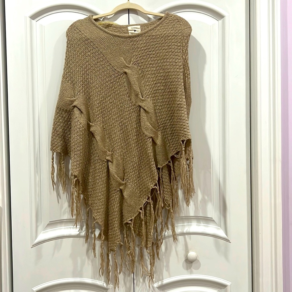 Womens poncho- one size